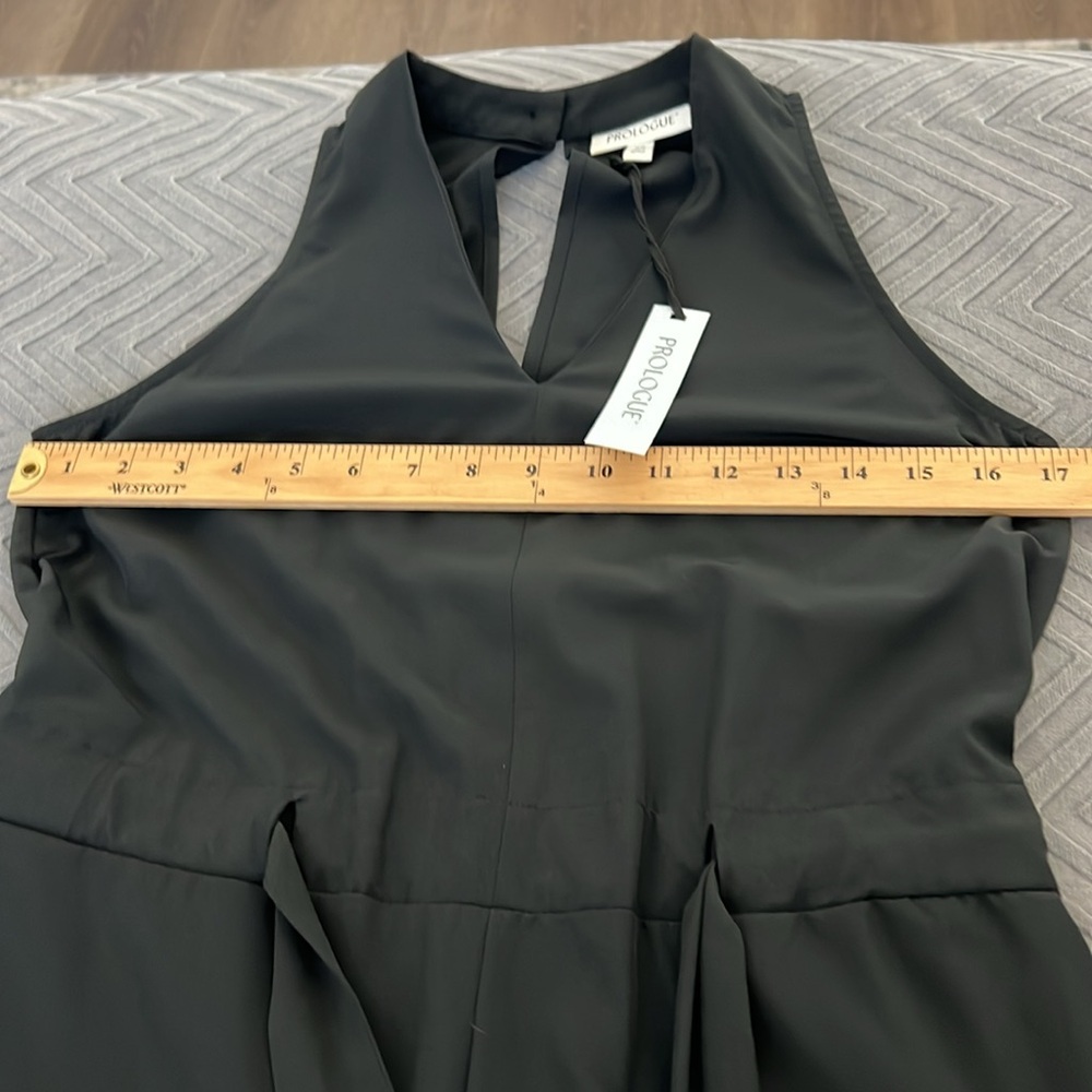 Prologue Black Cropped Wide-leg Jumpsuit - Picture 9 of 11